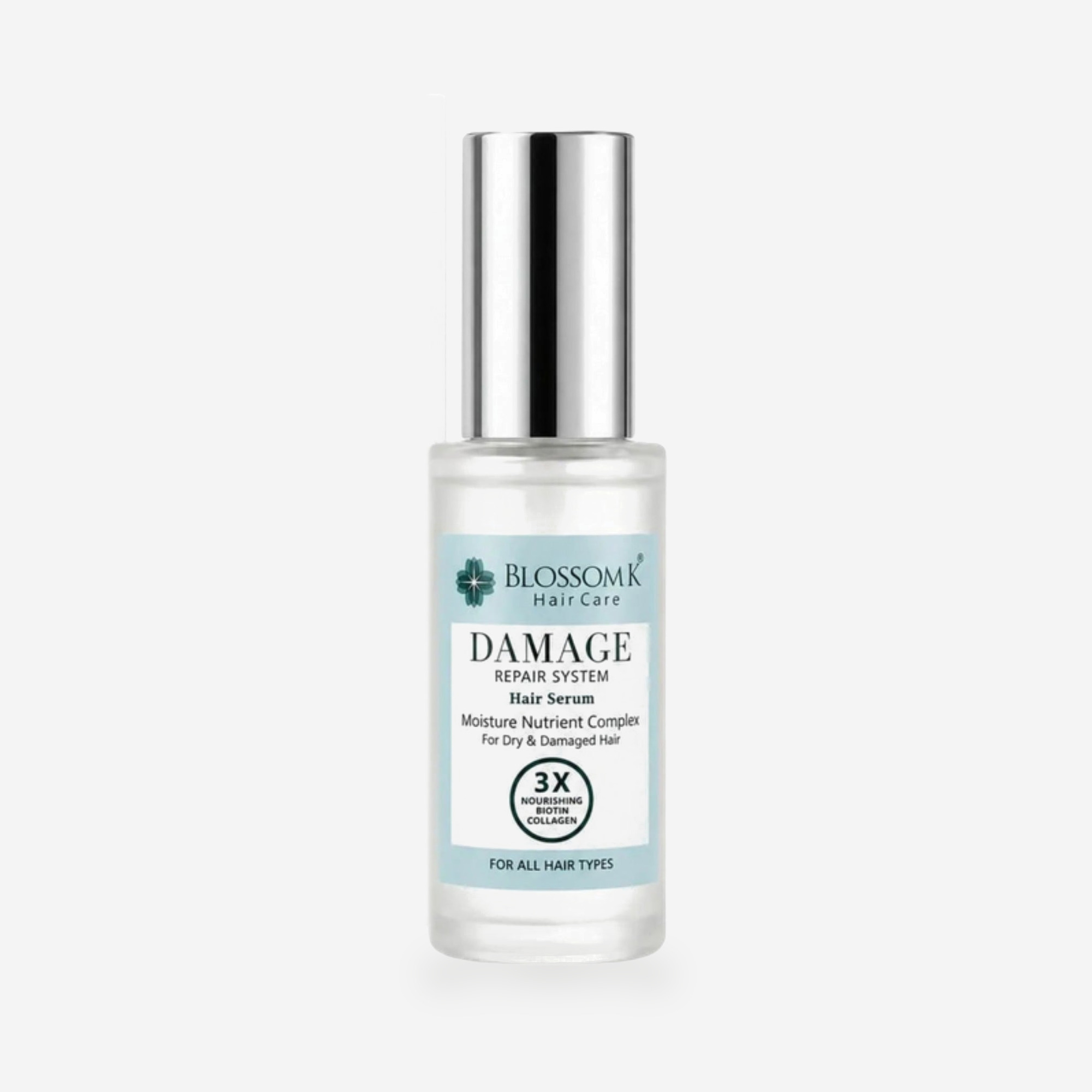 BlossomK Damage Repair Hair Serum with 3X Biotin & Collagen – 60ml packshot