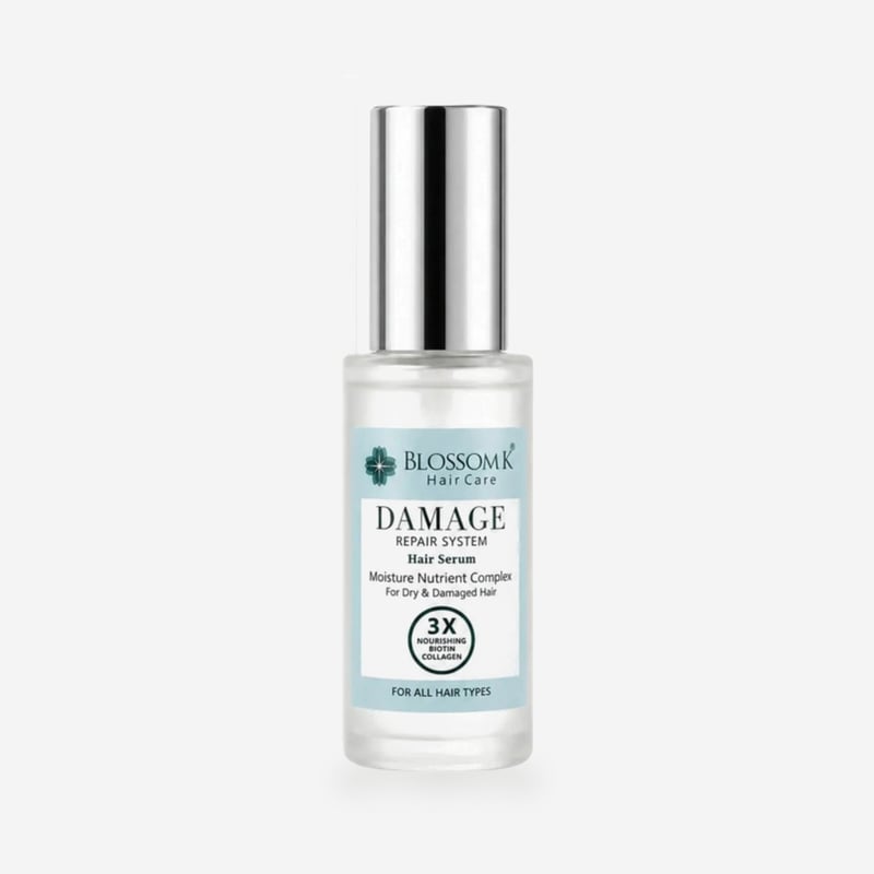 BlossomK Damage Repair Hair Serum with 3X Biotin & Collagen – 60ml packshot