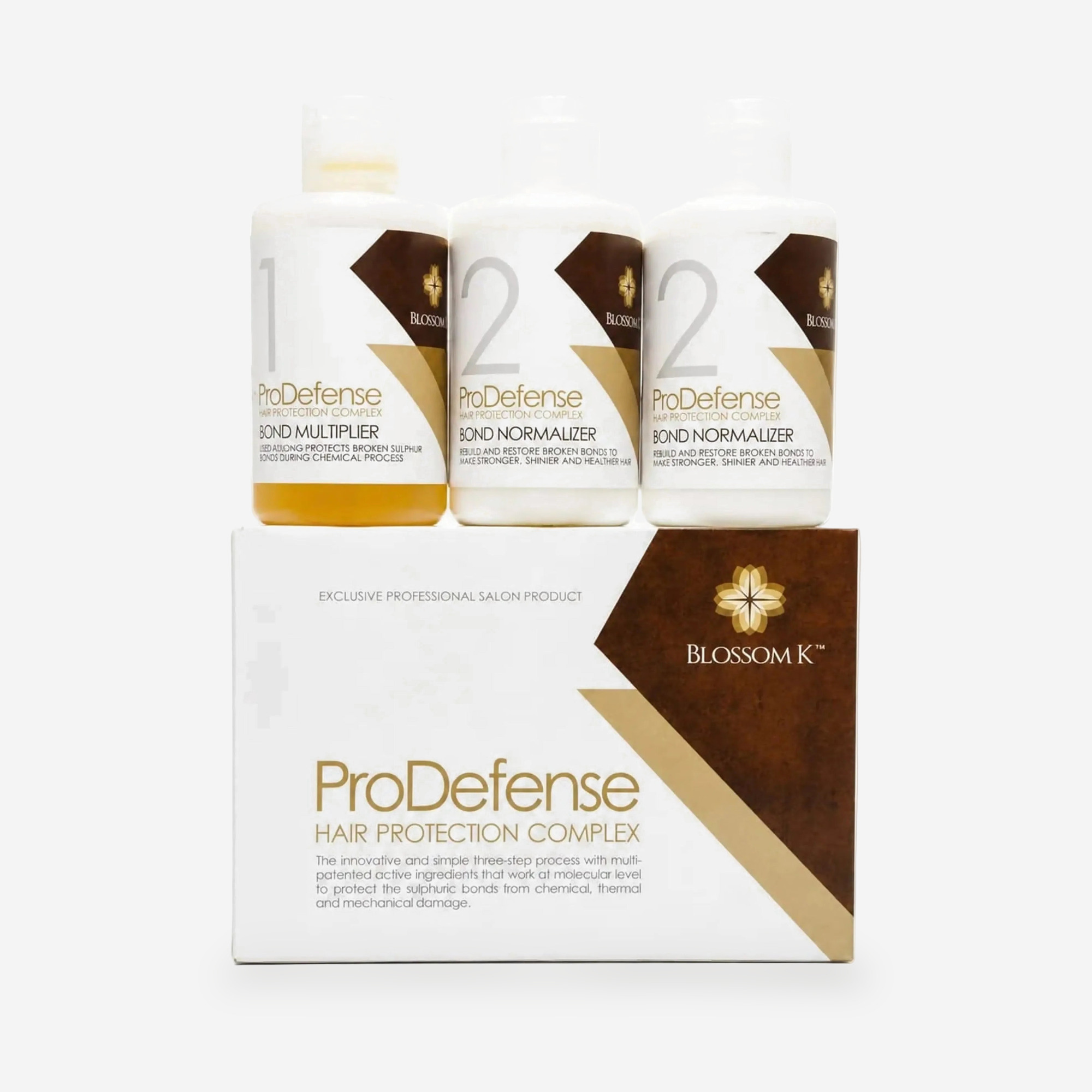 BlossomK Pro Defense Hair Protection Complex Plex Treatment Kit (No.1 + No.2 x2) packshot