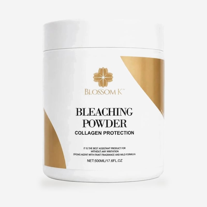 BlossomK Bleaching Powder with Collagen Protection 500g — Gentle Hair Lightener packshot