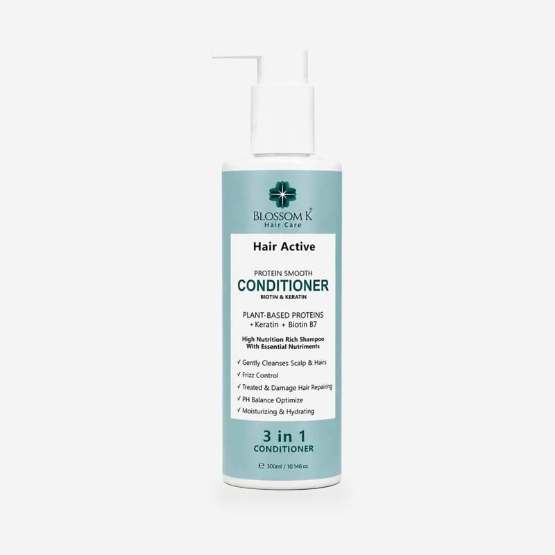 BlossomK Hair Active 3-in-1 Protein Smooth Conditioner with Biotin and Keratin – 300ml packshot