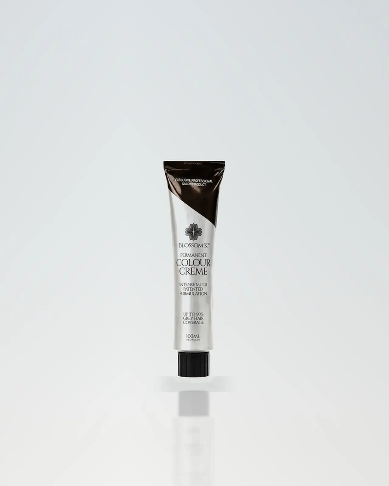 Hair colour & developer formula in soft studio light