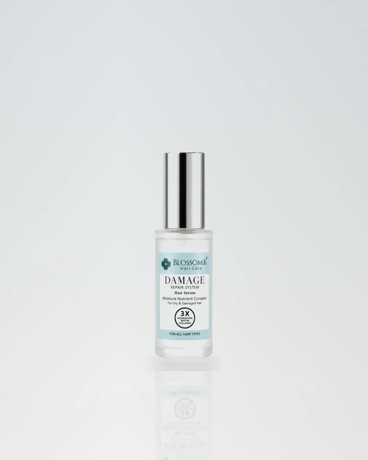 Hair serums formula in soft studio light