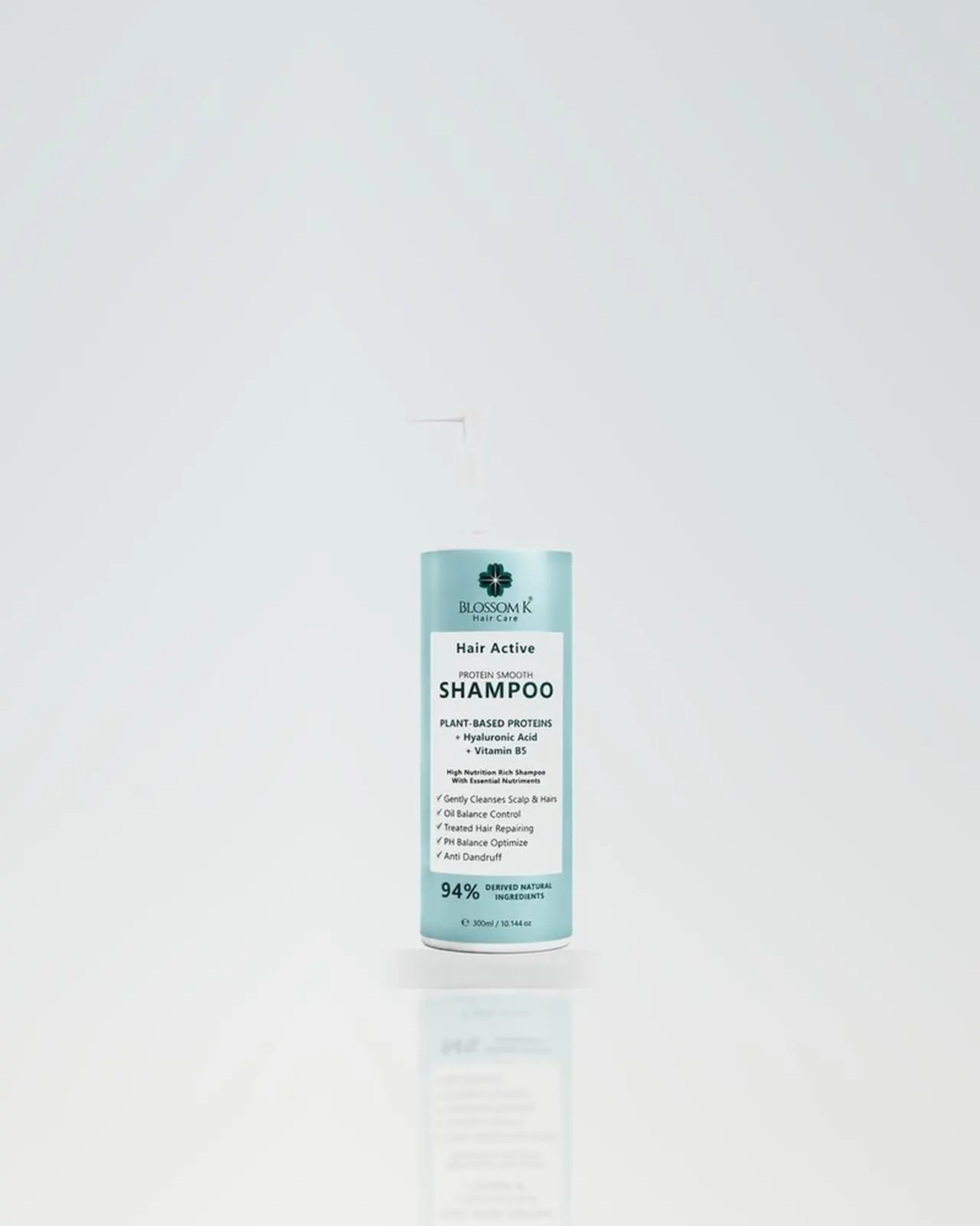 Shampoos formula in soft studio light