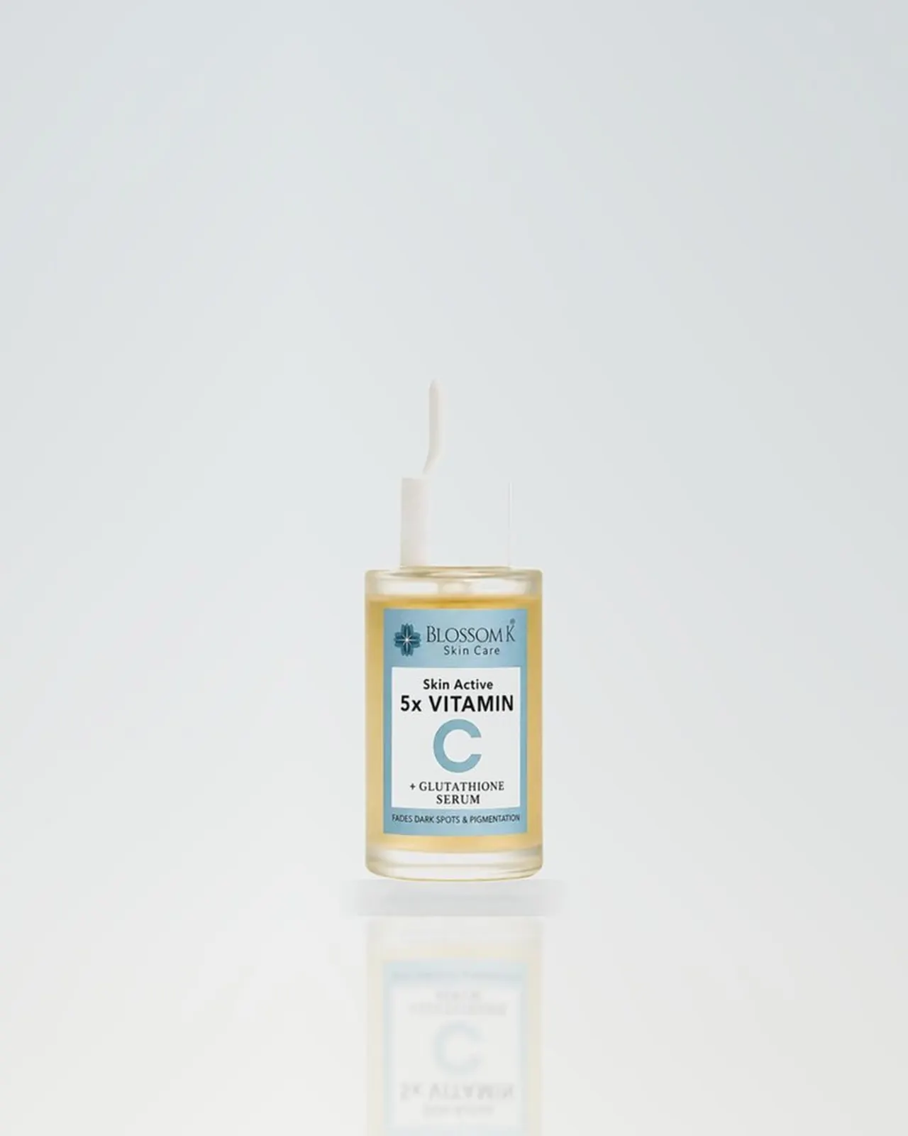 Skin care formula in soft studio light