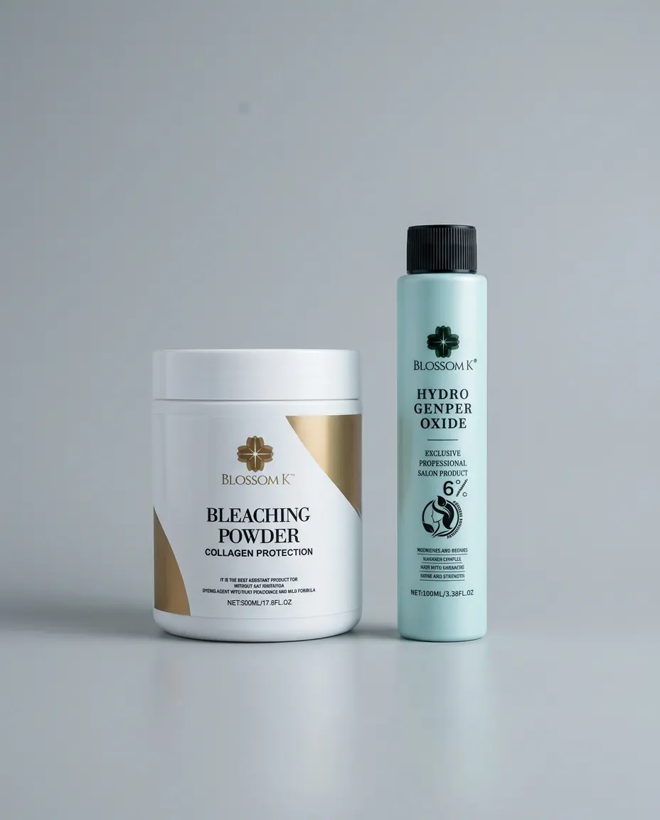 Blonde editorial care composition
