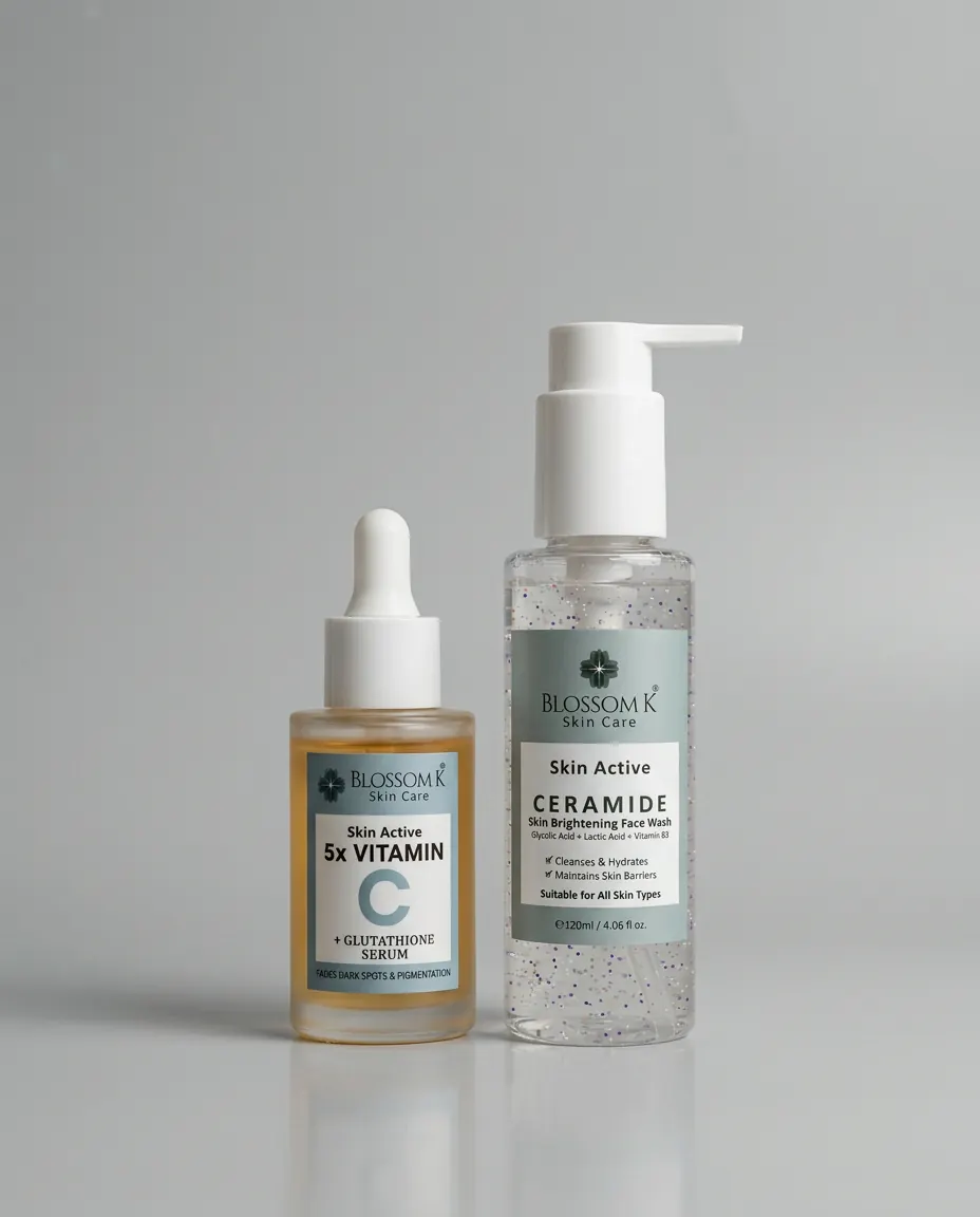 Brightening editorial care composition