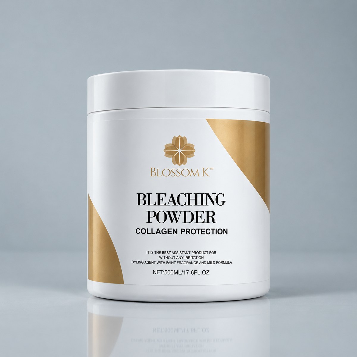 BlossomK Bleaching Powder with Collagen Protection 500g — Gentle Hair Lightener packshot